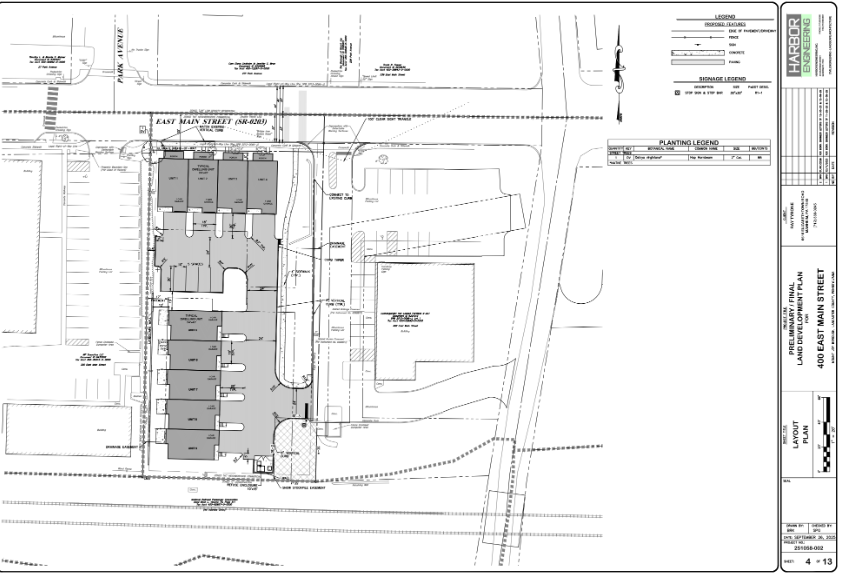 SHOVEL READY INVESTMENT OPPORTUNITY W/ 9 TOWNHOUSE APPROVAL